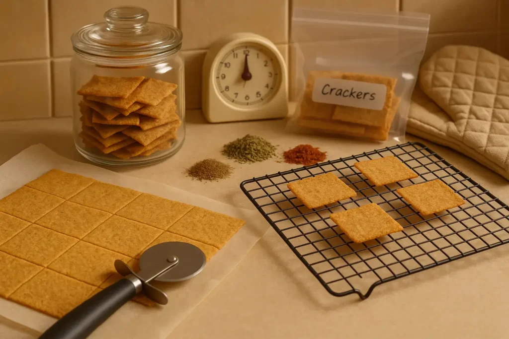 Easy Homemade Keto Crackers (Low-Carb, Crunchy & Delicious) 7 Armans Recipe Tips Variations aka things Ive learned the hard way 1