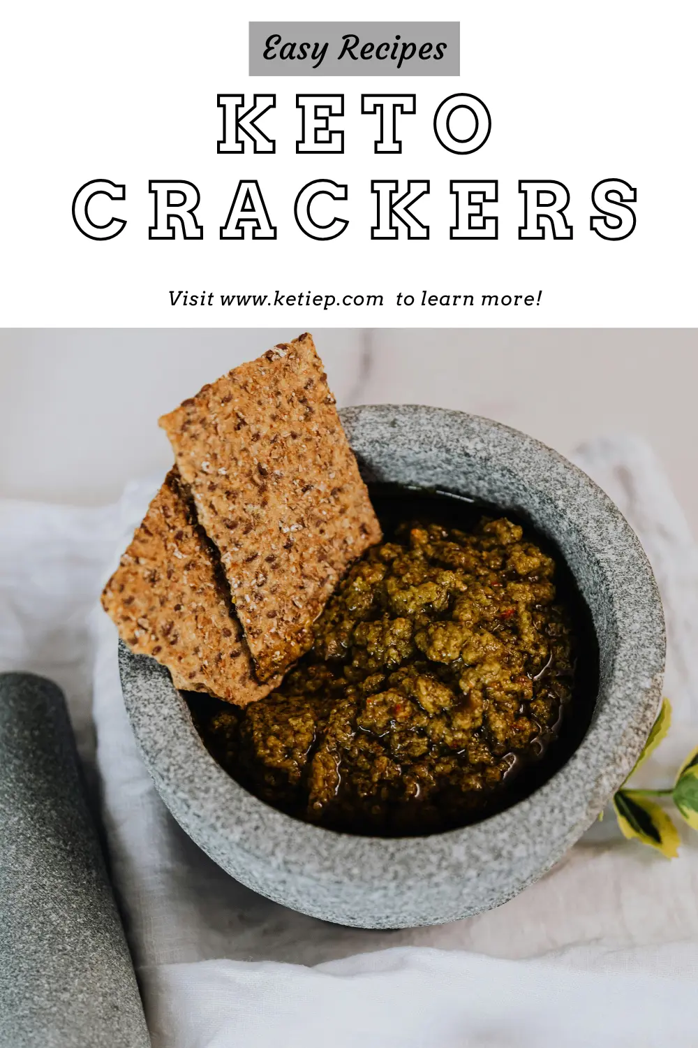 Easy Homemade Keto Crackers (Low-Carb, Crunchy & Delicious) 1 Keto Crackers