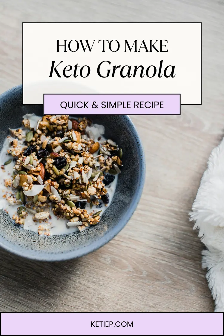 Keto Granola Recipe:  Crunchy Reasons to Love It
