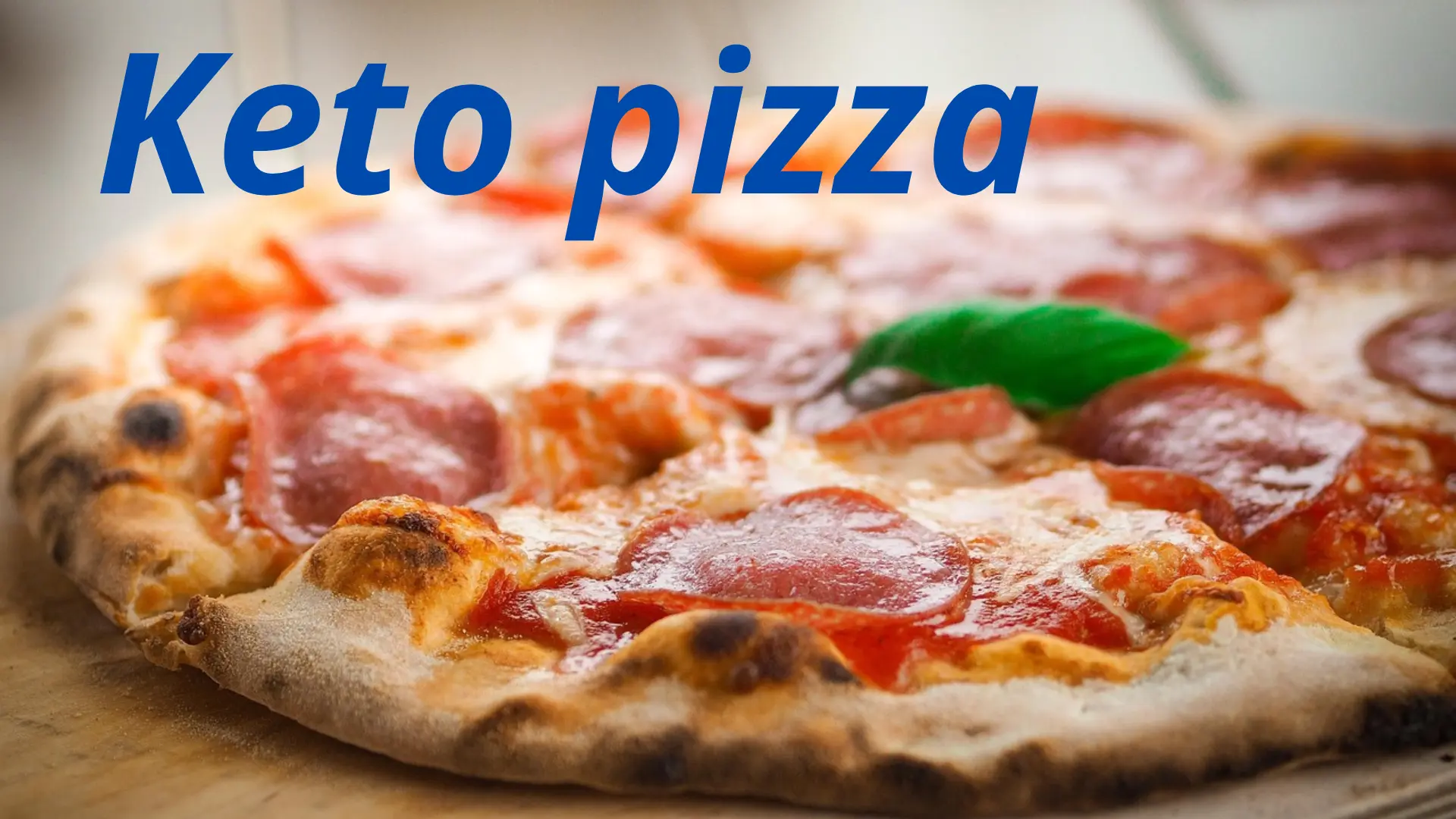 Keto Pizza in 15 Minutes: A Quick & Easy Recipe