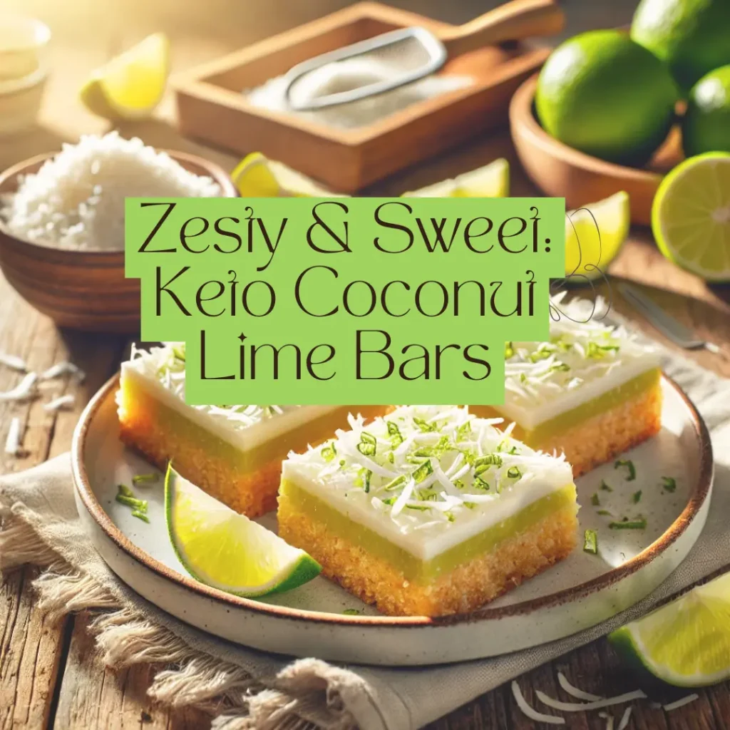 Keto Delights: 5 Dessert Recipes You Won’t Believe Are Low-Carb Friendly 6 Zesty Sweet Keto Coconut Lime Bars