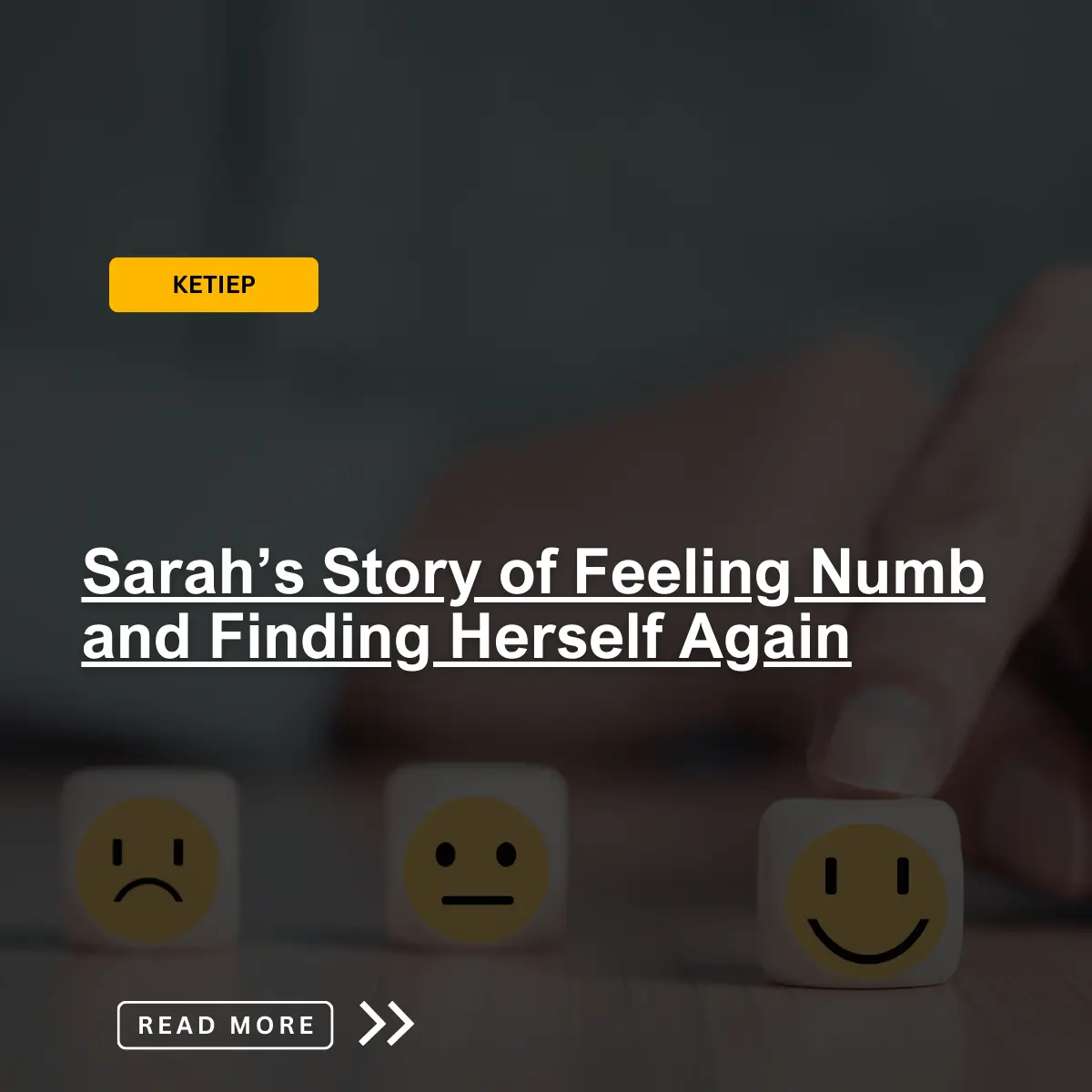 Emotional Shutdown : Sarah’s Story of Feeling Numb and Finding Herself Again