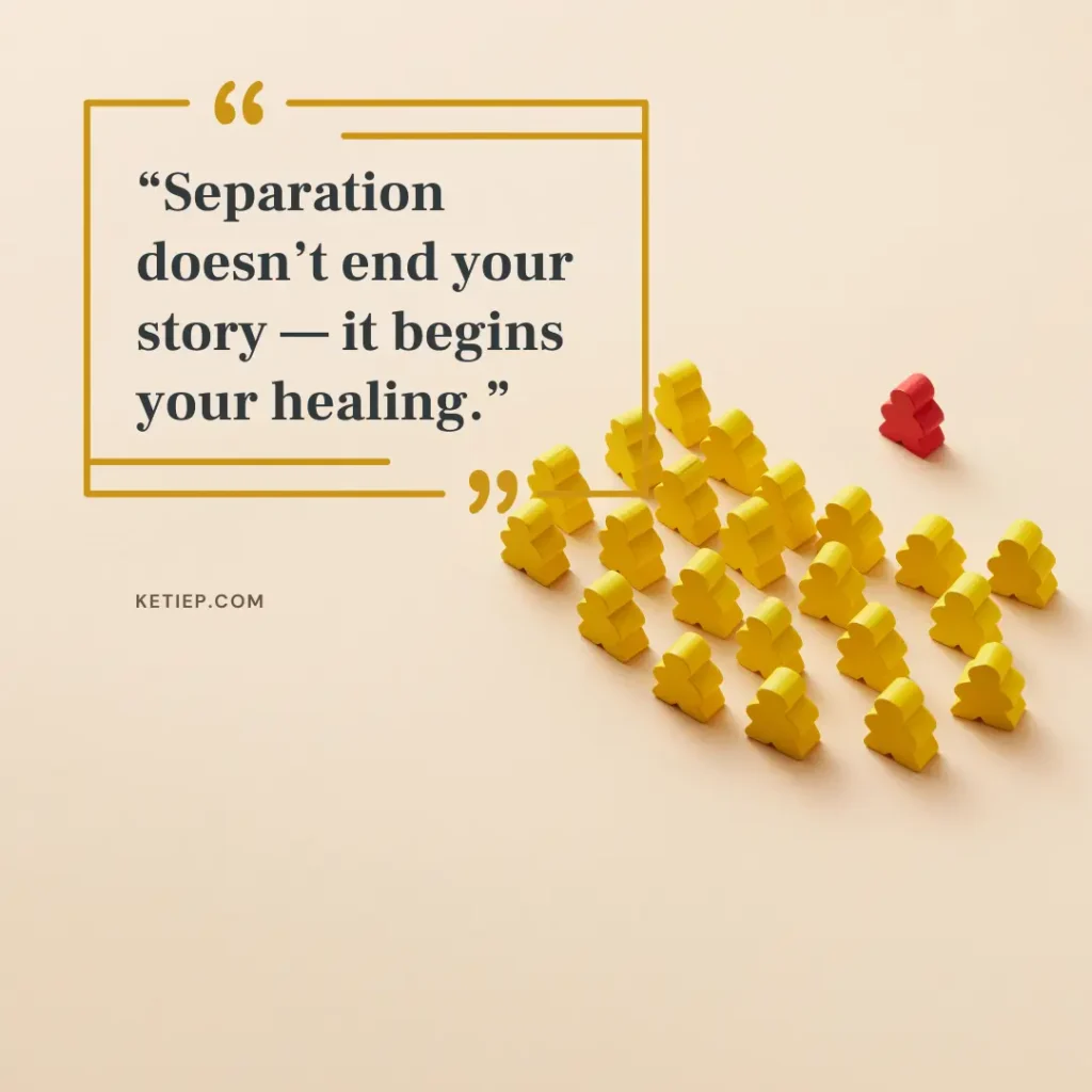 Separation doesnt end your story — it begins your healing