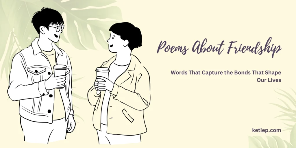 Poems About Friendship : Words That Capture the Bonds That Shape Our Lives 3 Words That Capture the Bonds That Shape Our Lives
